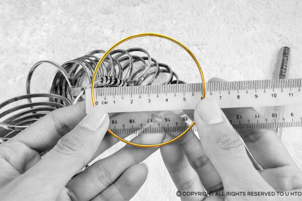 How to measure Bangle Size BW